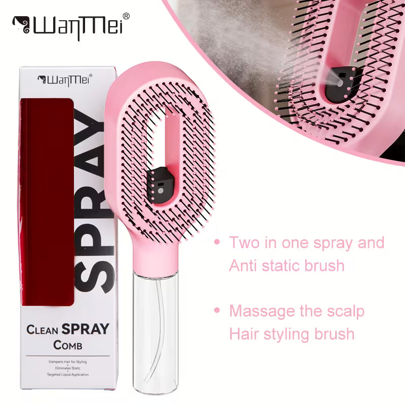 Hårborste med Spray